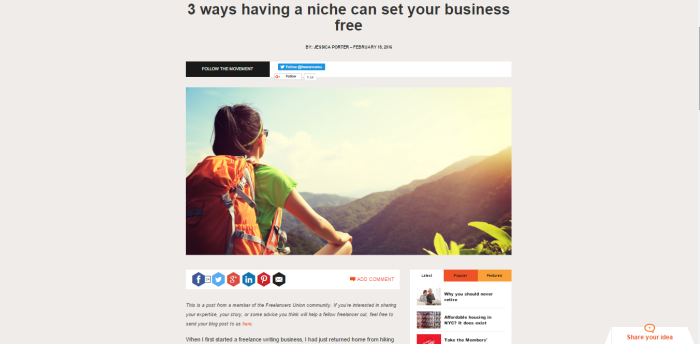 3 Ways Having a Freelance Niche Can Set Your Business Free